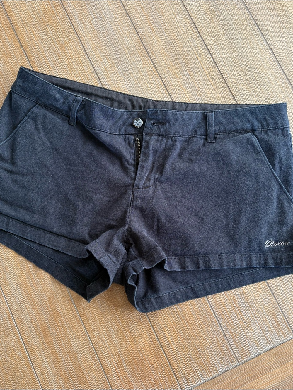 DIXXON Black Women's Bike Shorts with Front Pockets